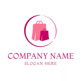 Retail & Sale Logo Beautiful Shopping Bag logo design