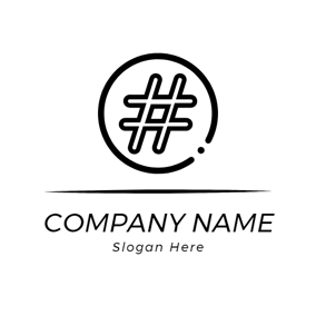 Free Hashtag Logo Designs Designevo Logo Maker