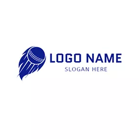 Logotipo Dinámico Blue Moving Cricket logo design