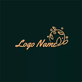 Design Logo Bold Text Branch Signature logo design