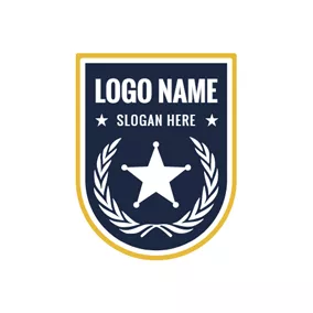 Logotipo Casual Branch and Star Badge logo design