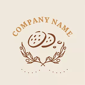 Branch Logo Branch Leaves Cookie logo design