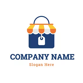 Combination Logo Brand Shop Bag Wholesale logo design