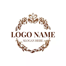 活动统筹 Logo Brown and White Small Bell logo design