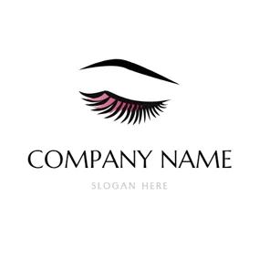 Schönes Logo Captivating Eyebrow and Eyelash logo design