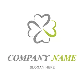 Irish Logo Carved Lucky Shamrock logo design