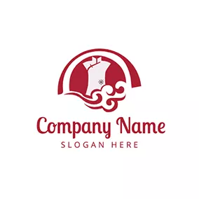 Cloud Logo Cheongsam Cloud Pattern Chinese logo design