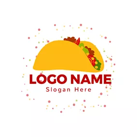 Design Logo Chili Powder Spicy Taco logo design