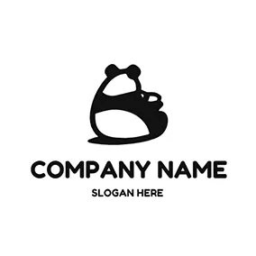 Chubby Logo Chubby Panda Cute Chinese logo design