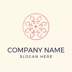 Floral Logo Circle and Edelweiss logo design