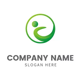 Green Logo Circle Employee Logo logo design