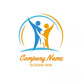 Design Logo Circle Family Mom logo design