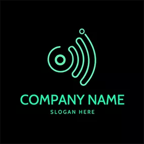 Curve Logo Circle Line Sign Online logo design