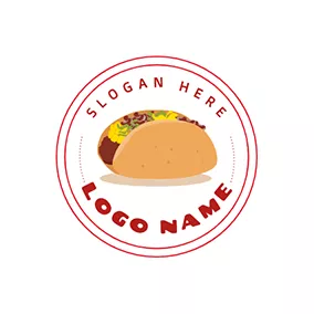 Design Logo Circle Mexico Taco logo design