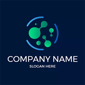 Future Logo Circle Molecule Biology Future logo design