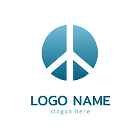 Peace Logo Circle Olive Branch logo design