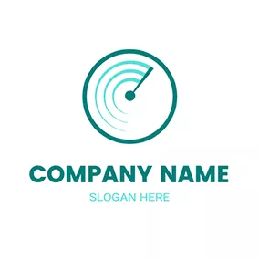 Can Logo Circle Simple Scanning logo design
