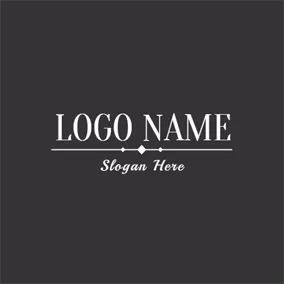 Decoration Logo Classic Black and Gentle Name Form logo design