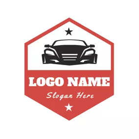 車のロゴ Classic Black Car logo design