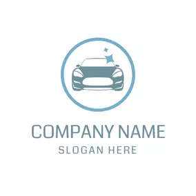 汽車logo Clean Auto and Car Wash logo design