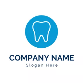 Logotipo Circular Clean White Teeth logo design