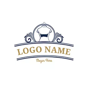 Cloth Logo Clothing Dressmaker and Sewing logo design