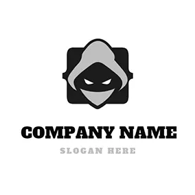Human Logo Code Procedure Hacker logo design