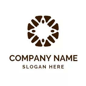 Brand Logo Coffee Pattern and Fashion Brand logo design
