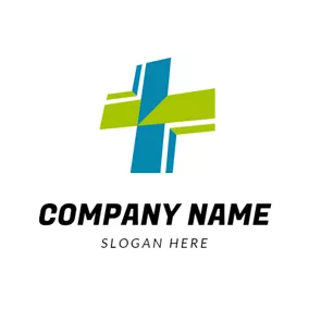 Consult Logo Colorful and Special Cross logo design