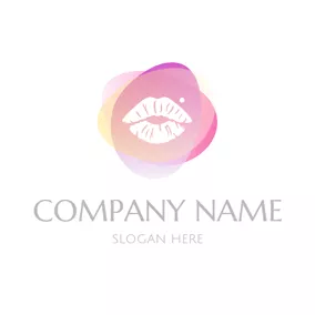 Glamour Logo Colorful Decoration and Lip logo design