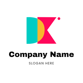 Colorful Decoration and Unique Letter logo design