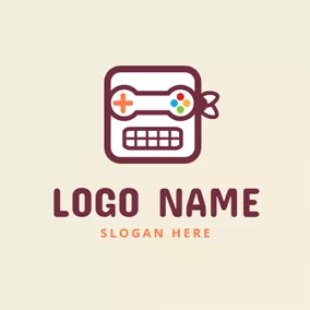 Logótipo De Entretenimento Colorful Happy Face logo design