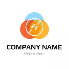 Casual Logo Colorful Musical Note logo design