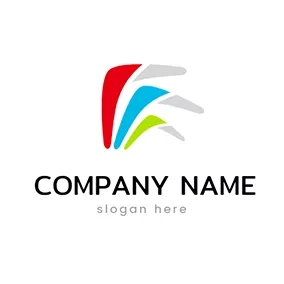 Logotipo De Boom Colorful Rotating Boomerangs logo design