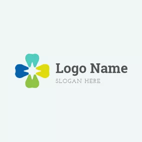 Colorful Logo Colorful Tooth Vector logo design