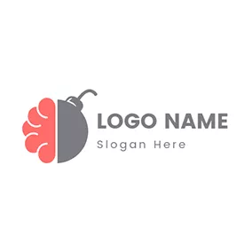 Logotipo De Nube Combination Cloud and Bomb logo design
