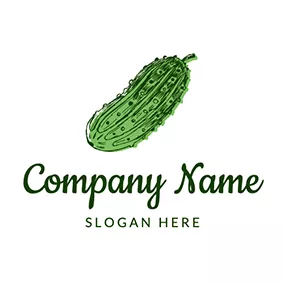 Agricultural Logo Cucumber Logo Icon logo design