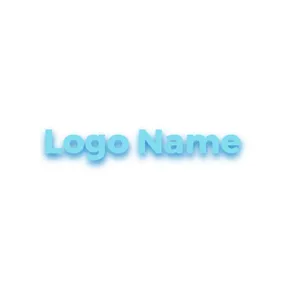 Facebook Logo Cute and Mellow Blue Cool Text logo design