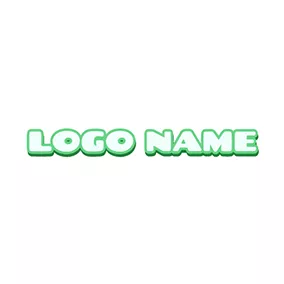 Cut Logo Cute Cartoon and Attractive Font Style logo design