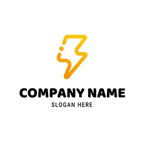 Flash Logo Cute Mellow Flash Design logo design