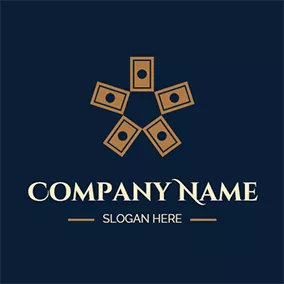 Account Logo Decoration Money and Accounting logo design