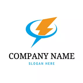 Flash Logo Design Roundness Flash Simple logo design