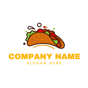 墨西哥卷饼logo Design Taco Mexico Culture logo design