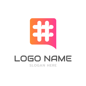 Free Hashtag Logo Designs Designevo Logo Maker