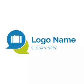 工作logo Dialog Box and White Case logo design