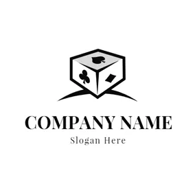 Corporate Logo Dice and Poker Icon logo design