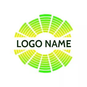 Logótipo De Entretenimento Disco Sound Wave logo design