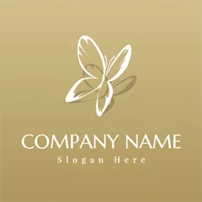 Achse Logo Double Flying Butterfly logo design