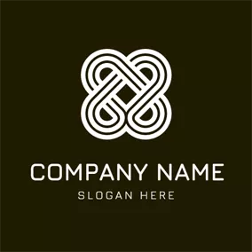Agency Logo Double Number Eight logo design