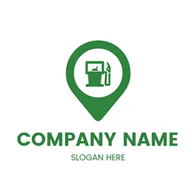 Drop Logo Drop Equipment Gas Station logo design